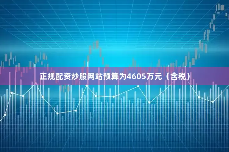 正规配资炒股网站预算为4605万元（含税）